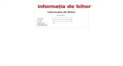 Desktop Screenshot of informatiadebihor.ro
