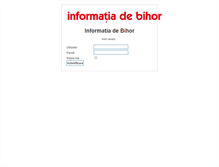 Tablet Screenshot of informatiadebihor.ro